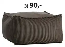 Jysk AARS poef aanbieding