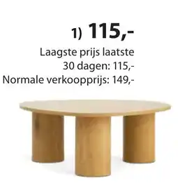 Jysk Ravnsbjerg salontafel aanbieding