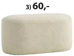 Jysk Orebo poef aanbieding