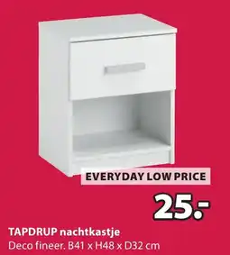 Jysk Tapdrup nachtkastje aanbieding