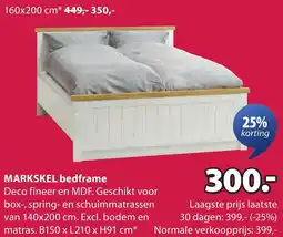 Jysk Markskel bedframe aanbieding