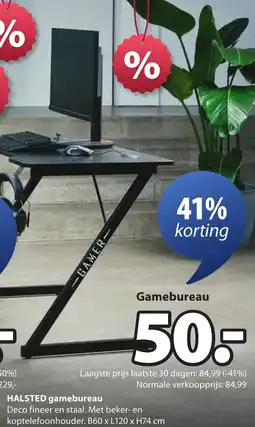 Jysk Halsted gamebureau aanbieding