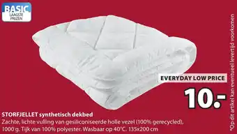 Jysk Storfjellet synthetisch dekbed aanbieding