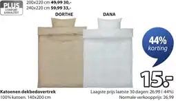 Jysk Katoenen dekbedovertrek aanbieding