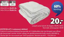 Jysk Kistefjellet 4-seizoenen dekbed aanbieding