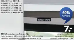 Jysk Bolga verduisterend rolgordijn aanbieding