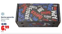 Makro Iberico spareribs aanbieding