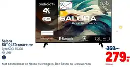 Makro Salora 50 QLED smart-tv aanbieding