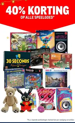 Makro ALLE SPEELGOED aanbieding
