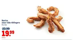 Makro Iberico sous-vide ribfingers aanbieding