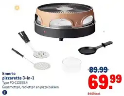 Makro Emerio pizzarette 3-in-1 aanbieding