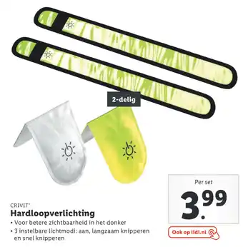 Lidl Crivit" Hardloopverlichting aanbieding