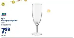 Makro Aro champagneglazen aanbieding