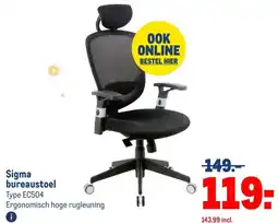 Makro Sigma bureaustoel aanbieding