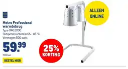 Makro Metro Professional warmtebrug aanbieding