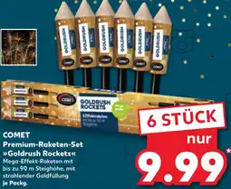 Kaufland DE Comet Premium-Raketen-Set Goldrush Rockets aanbieding