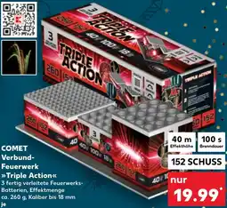 Kaufland DE Comet Verbund Feuerwerk Triple Action aanbieding
