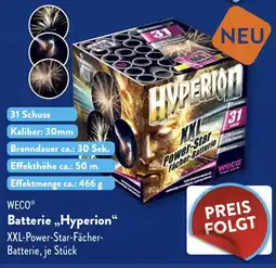 ALDI Weco Batterie Hyperion aanbieding
