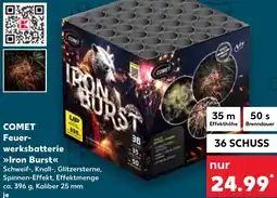 Kaufland DE Comet Feuerwerksbatterie Iron Burst aanbieding