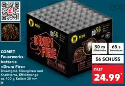 Kaufland DE Comet Feuerwerksbatterie Drum Fire aanbieding