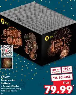 Kaufland DE Comet Feuerwerksbatterie Cosmic Clash aanbieding