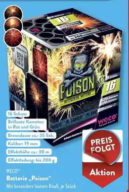 ALDI Weco Batterie Poison aanbieding