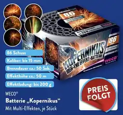 ALDI Weco Batterie Kopernikus aanbieding