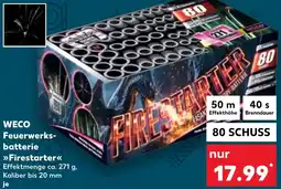Kaufland DE Weco Feuerwerksbatterie Firestarter aanbieding