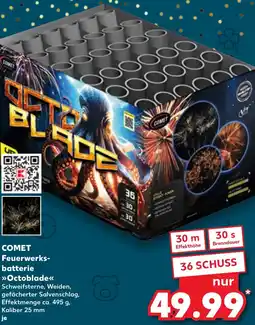 Kaufland DE Comet Feuerwerksbatterie Octoblade aanbieding