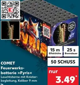Kaufland DE Comet Feuerwerk Batterie Fyris aanbieding