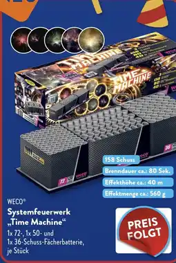 ALDI Weco Systemfeuerwerk Time Machine aanbieding