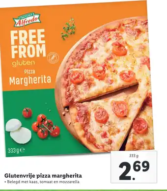 Lidl Glutenvrije pizza margherita aanbieding