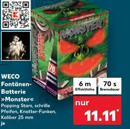 Kaufland DE Weco Fontänen-Batterie Monster aanbieding