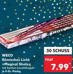 Kaufland DE Weco Römisches Licht Magical Shots aanbieding