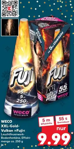 Kaufland DE Weco XXL-Gold-Vulkan Fuji aanbieding