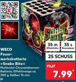 Kaufland DE Weco Feuerwerksbatterie Snake Bite aanbieding