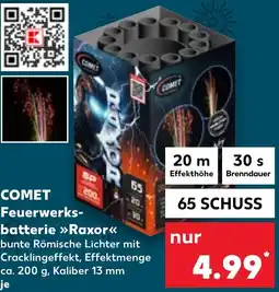 Kaufland DE Comet Feuerwerk Batterie Raxor aanbieding