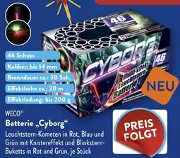 ALDI Weco Batterie Cyborg aanbieding