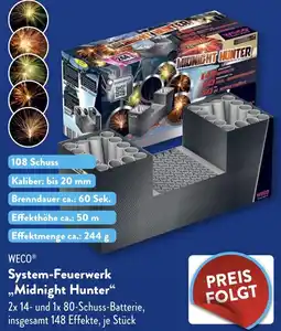 ALDI Weco System Feuerwerk Midnight Hunter aanbieding