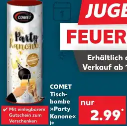 Kaufland DE Comet Tischbombe Party Kanone aanbieding