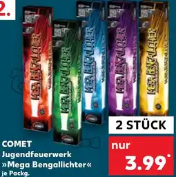 Kaufland DE Comet Jugendfeuerwerk Mega Bengallichter aanbieding
