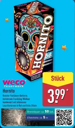 ALDI Weco Feuerwerk Hornito aanbieding