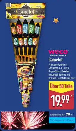 ALDI Weco Feuerwerk Camelot aanbieding