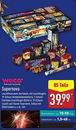 ALDI Weco feuerwerk Supernova aanbieding