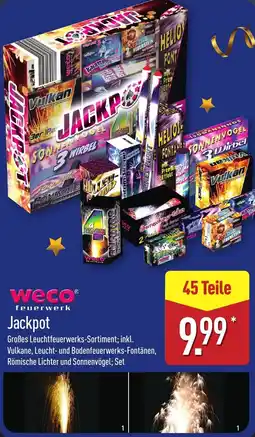 ALDI Weco feuerwerk Jackpot aanbieding