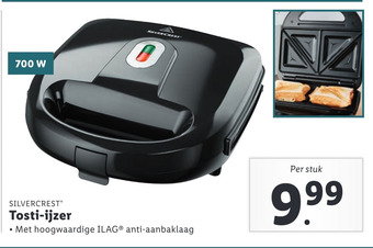 Lidl Silvercrest Tosti-Ijzer aanbieding