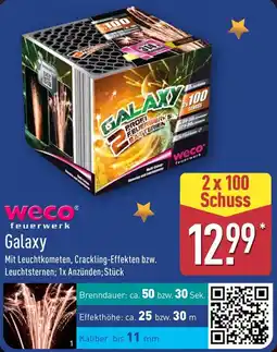 ALDI Weco feuerwerk Galaxy aanbieding