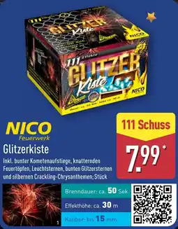 ALDI Nico Feuerwerk Glitzerkiste aanbieding