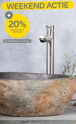 Praxis Op wastafels en kommen aanbieding