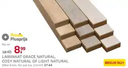 Praxis Laminaat grace natural, cosy natural of light natural aanbieding